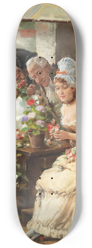 Antonio Lonza - The Flower Seller 8.25 inch art skate deck