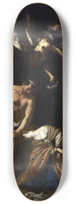 Orazio Riminaldi - Martyrdom of St. Cecilia 8.25 inch art skate deck Orazio Riminaldi - Martyrdom of St. Cecilia 8.25 inch art skate deck