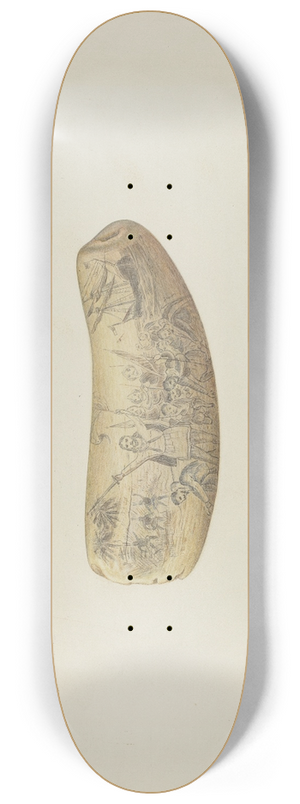 Oscar Bluhme - Scrimshaw 8.25 inch art skate deck