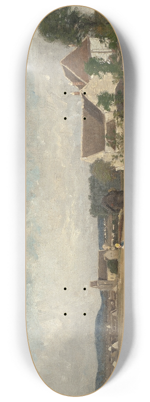 Oscar Trn - Landscape near Grez-sur-Loing 8.25 inch art skate deck