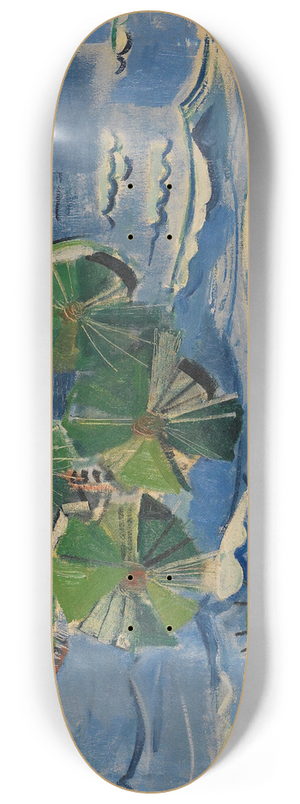 Oskar Moll - See mit Kiefernast (Ostsee) 8.25 inch art skate deck