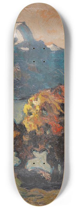 Oskar Mulley - Herbstlicher Blick ber den Gardasee 8.25 inch art skate deck