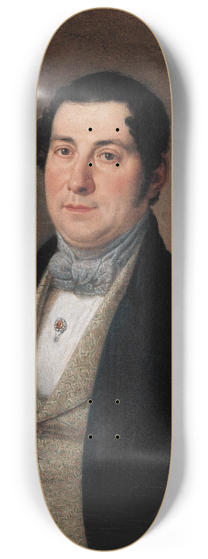 Antonio Mara Esquivel - Portrait of a Gentleman 8.25 inch art skate deck