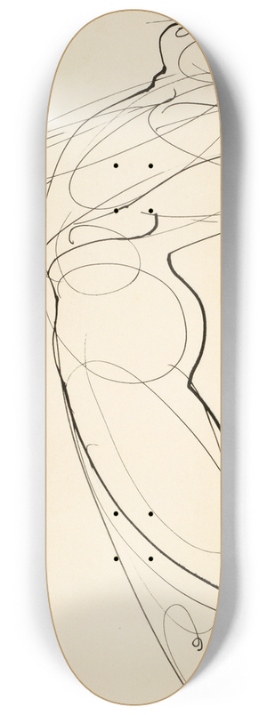 Oskar Schlemmer - Figure Bending Backwards 8.25 inch art skate deck