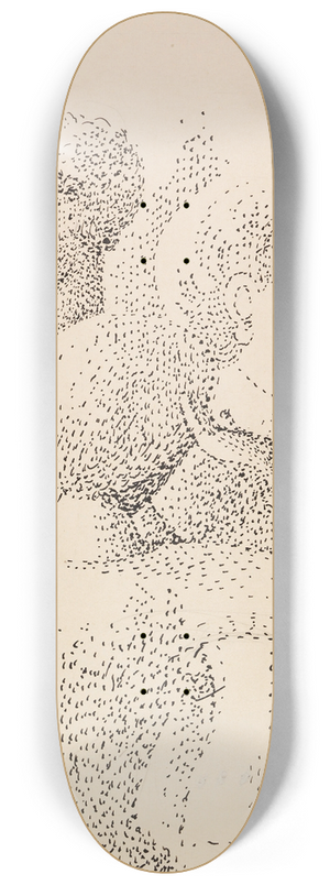 Oskar Schlemmer - Gruppe pointilliert 8.25 inch art skate deck