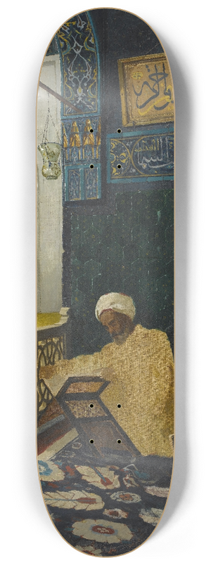 Osman Hamdi Bey - Reciting the Quran 8.25 inch art skate deck