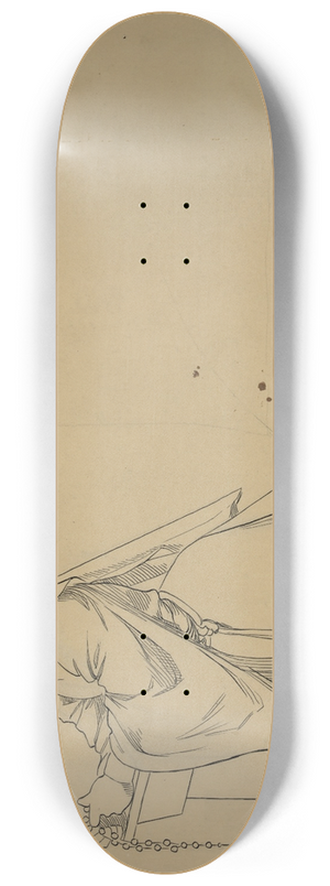 Otho Cushing - The sic-transit gown, for a presidential candidate (should he contemplate retiring from the world 8.25 inch art skate deck Otho Cushing - The sic-transit gown, for a presidential candidate (should he contemplate retiring from the world 8.25 inch art skate deck