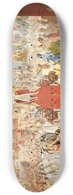 Otis Lithograph Co - Aida 8.25 inch art skate deck