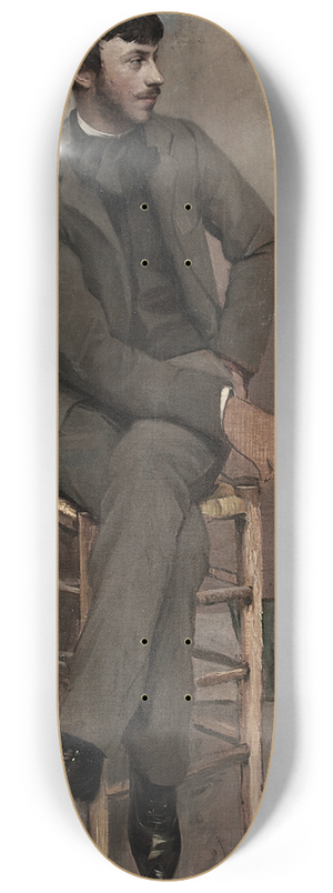 Ottilie Wilhelmine Roederstein - Portrait of a Painter in a Parisian Studio 8.25 inch art skate deck