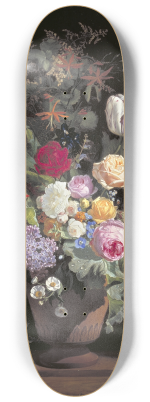 Otto Didrik Ottesen - Flowers In A Vase 8.25 inch art skate deck