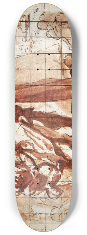 Antonio Molinari - Judith with the Head of Holofernes 8.25 inch art skate deck