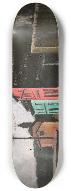 Otto Geigenberger - Boulangerie (Bckerei) 8.25 inch art skate deck Otto Geigenberger - Boulangerie (Bckerei) 8.25 inch art skate deck