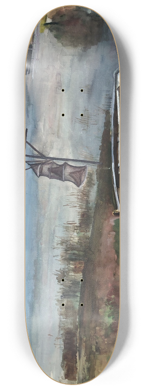 Otto Geigenberger - Fischerkhne 8.25 inch art skate deck Otto Geigenberger - Fischerkhne 8.25 inch art skate deck