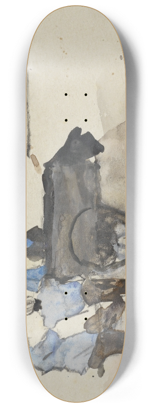 Adolf le Comte - Vier werklieden met een kar 8.25 inch art skate deck