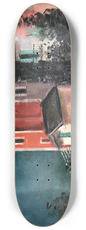 Otto Geigenberger - Torbole am Gardasee 8.25 inch art skate deck Otto Geigenberger - Torbole am Gardasee 8.25 inch art skate deck