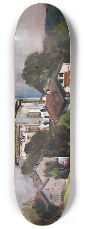Otto Geigenberger - Wallfahrtskirche Marienberg bei Burghausen 8.25 inch art skate deck