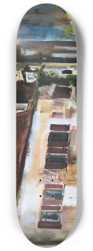 Otto Geigenberger - Wasserschloss in Reichertshausen (Pfaffenhofen an der Ilm) 8.25 inch art skate deck Otto Geigenberger - Wasserschloss in Reichertshausen (Pfaffenhofen an der Ilm) 8.25 inch art skate deck