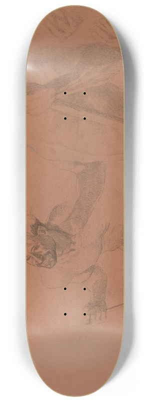 Otto Greiner - Studies for a Boatman 8.25 inch art skate deck