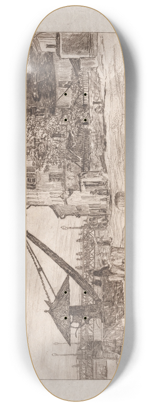 Otto Henry Bacher - Gaube 8.25 inch art skate deck