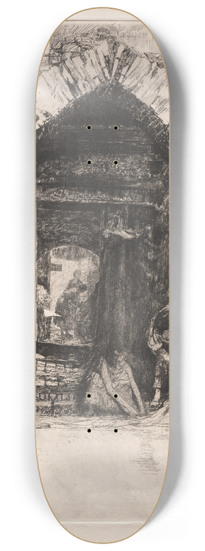 Otto Henry Bacher - Laundry 8.25 inch art skate deck