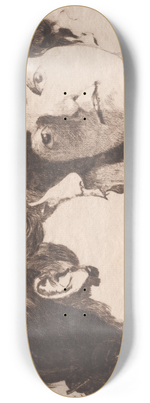 Otto Henry Bacher - Venetian Models 8.25 inch art skate deck