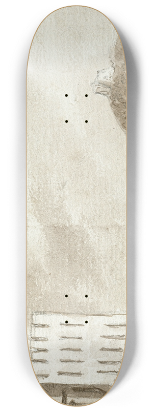 Otto Howen - Gezicht in de omgeving van Gerona 8.25 inch art skate deck