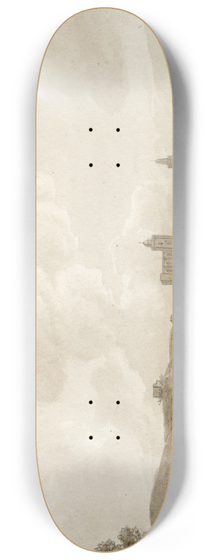 Otto Howen - Gezicht op Gerona 8.25 inch art skate deck