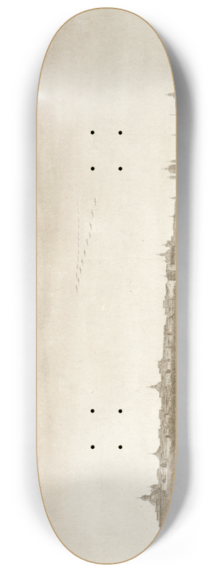 Otto Howen - Gezicht op Madrid en de brug van Toledo 8.25 inch art skate deck Otto Howen - Gezicht op Madrid en de brug van Toledo 8.25 inch art skate deck