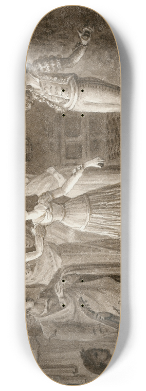 Otto Howen - Spaanse dansers 8.25 inch art skate deck