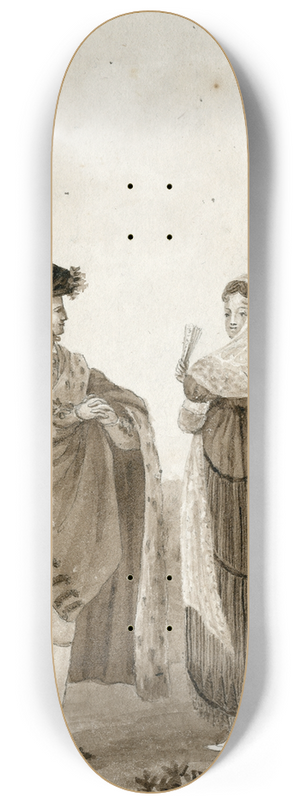 Otto Howen - Spaanse klederdracht 8.25 inch art skate deck