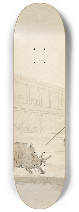 Otto Howen - Stieregevecht in arena 8.25 inch art skate deck