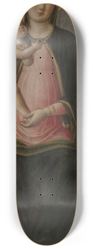 Antonio Vivarini - Virgin and ChildEnthroned 8.25 inch art skate deck