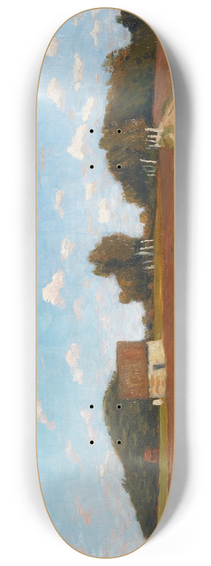 Otto Modersohn - Sommertag bei Worpswede 8.25 inch art skate deck