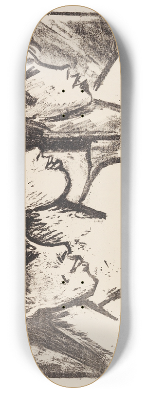 Otto Mueller - Drei Mdchen im Profil 8.25 inch art skate deck
