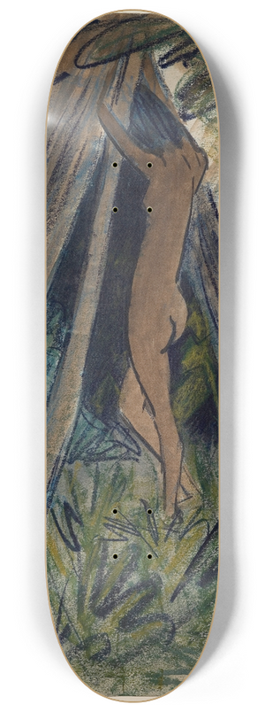 Otto Mueller - Nude Before a Tent 8.25 inch art skate deck