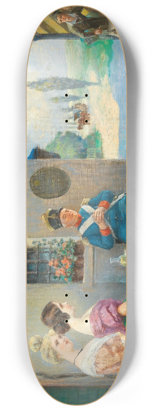 Otto Nowak - Gemtliche Zeit 8.25 inch art skate deck