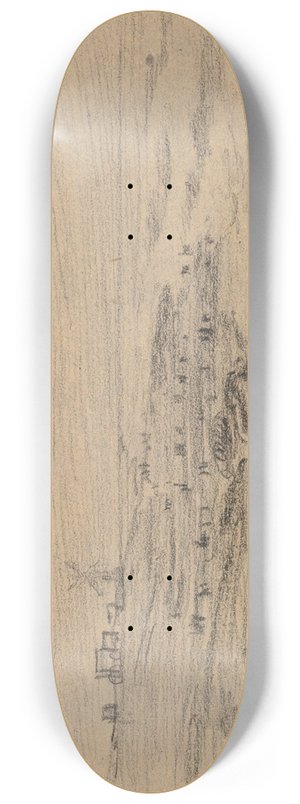 Otto Scholderer - Ansicht der Kste von Littlehampton 8.25 inch art skate deck