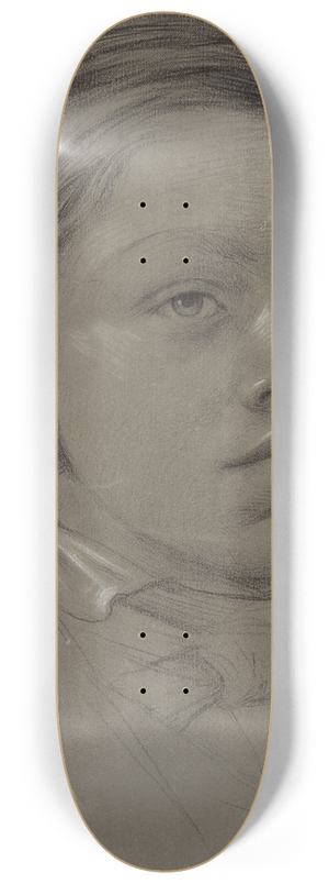 Otto Scholderer - Kinderbildnis des Wilhelm Amandus Beer 8.25 inch art skate deck