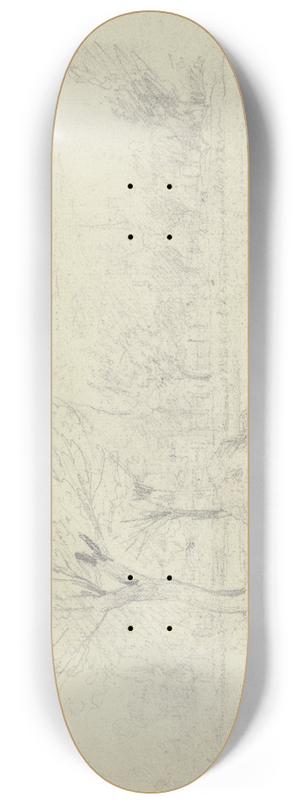 Otto Scholderer - Landscape 8.25 inch art skate deck
