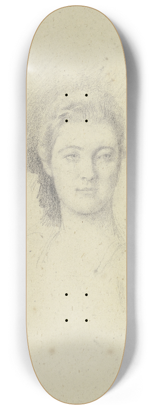 Otto Scholderer - Portrait of Miss Martin 8.25 inch art skate deck