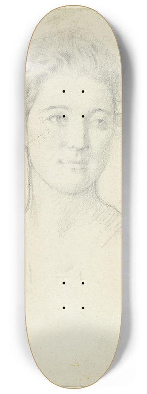 Otto Scholderer - Portrait of Miss Martin 8.25 inch art skate deck