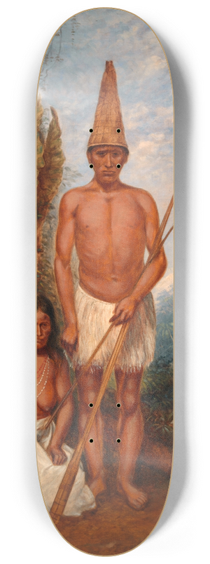 Antonio Zeno Shindler - Omagua Indians 8.25 inch art skate deck Antonio Zeno Shindler - Omagua Indians 8.25 inch art skate deck
