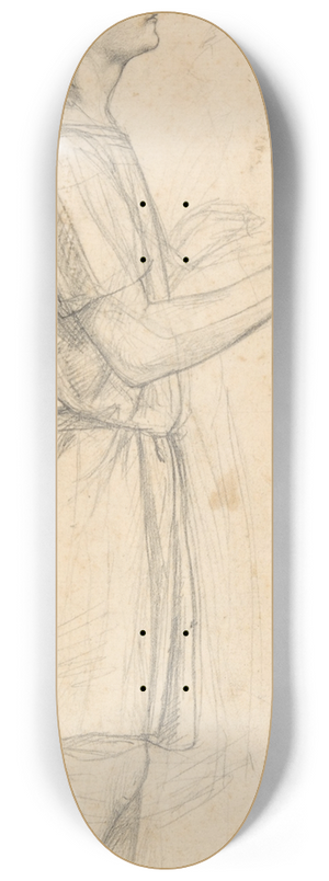 Otto Speckter - Standing Youth, Looking Up 8.25 inch art skate deck Otto Speckter - Standing Youth, Looking Up 8.25 inch art skate deck