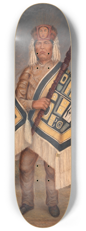Antonio Zeno Shindler - Tlinkit Indian 8.25 inch art skate deck Antonio Zeno Shindler - Tlinkit Indian 8.25 inch art skate deck
