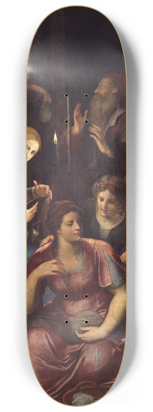 Otto van Veen - The Charity of Saint Nicholas of Myra 8.25 inch art skate deck