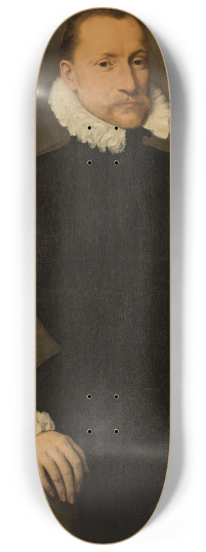 Antonis Mor - Portrait of a Man 8.25 inch art skate deck