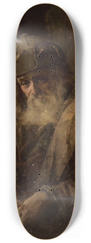 Pantaleon Szyndler - Portrait of a philosopher 8.25 inch art skate deck