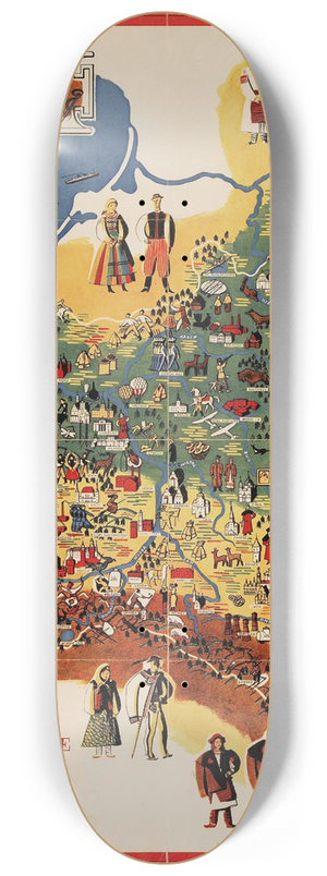 Antoni Wajwd - Pologne 8.25 inch art skate deck