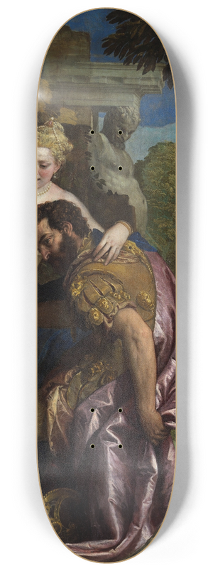 Paolo Veronese - Mars and Venus United By Love 8.25 inch art skate deck Paolo Veronese - Mars and Venus United By Love 8.25 inch art skate deck