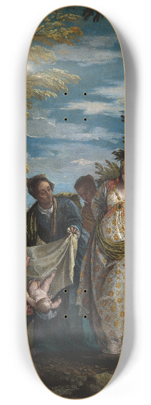 Paolo Veronese - The Finding of Moses 8.25 inch art skate deck